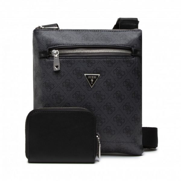 Borsellino GUESS - Vezzola Smrt Mltfnctnl Xbody HMEVZL P2291 BLACK