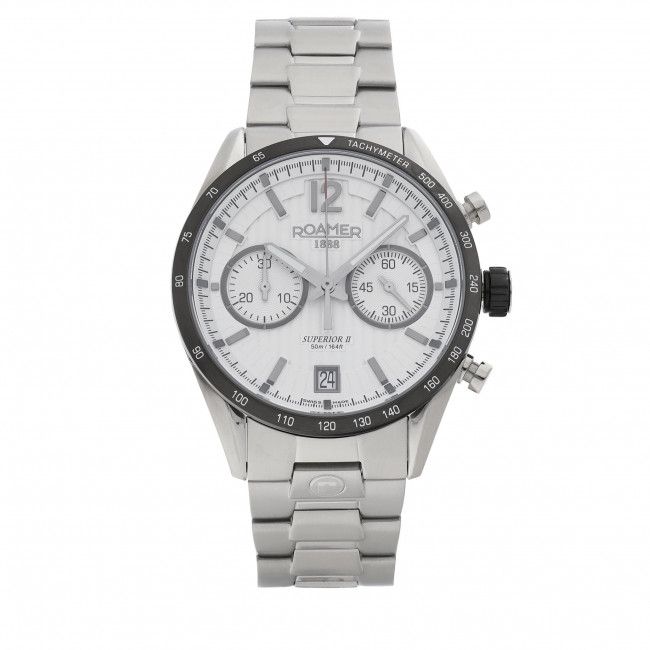 Orologio ROAMER - Superior Chrono II 510902 41 14 50 Silver/White