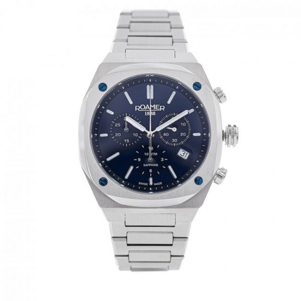 Orologio ROAMER - Stingray R7 Chrono 854837 41 45 50 Silver/Silver