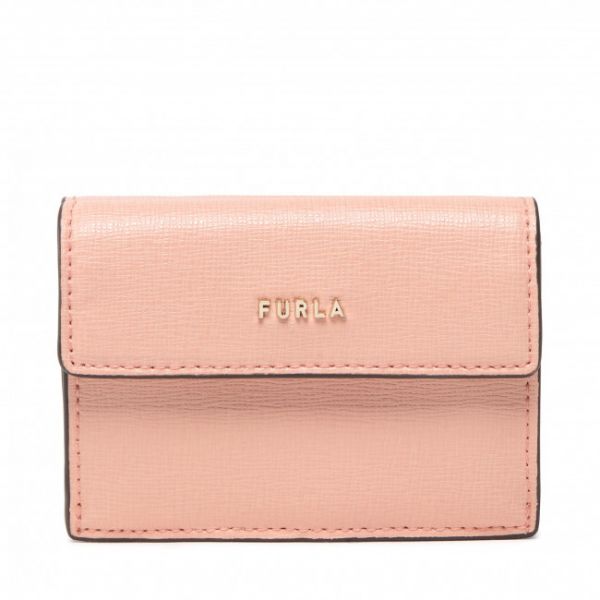 Portafoglio piccolo da donna Furla - Babylon PCY9UNO-B30000-1086S-1-007-20-CN-P Pesca/Perla e int.