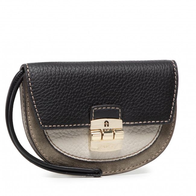 Portafoglio grande da donna FURLA - Club 2 WP00205-BX0692-1049S-1-007-20-CN-P Nero/Perla