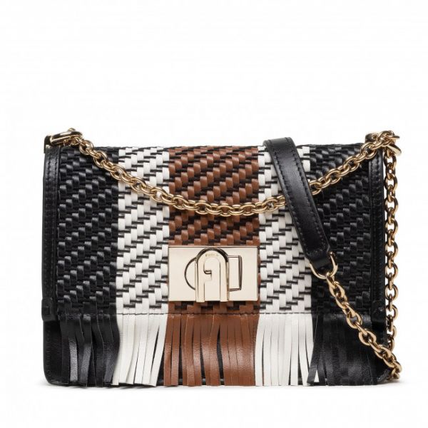 Borsetta Furla - 1927 BAFKACO-BX0860-0576S-1-007-20-CN-B Nero/Talco Borsetta Furla - 1927 BAFKACO-BX0860-0576S-1-007-20-CN-B Nero/Talco