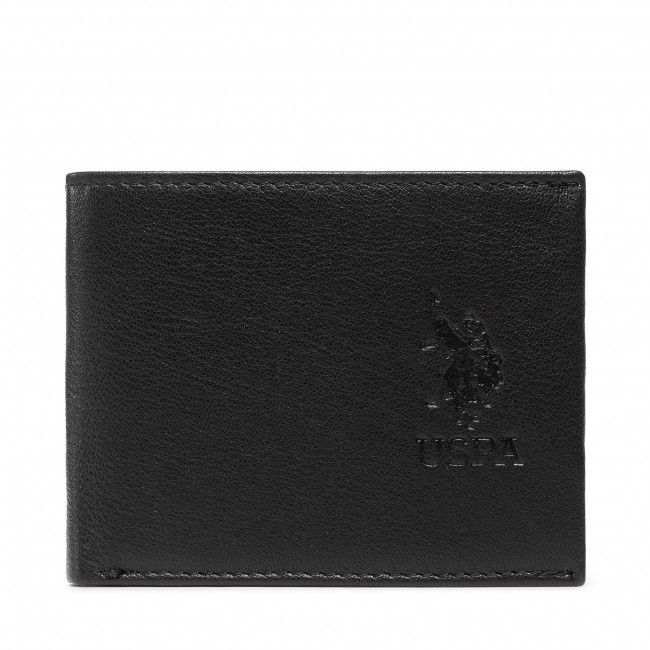 Portafoglio grande da uomo U.S. POLO ASSN. - Dorchester Hor.Wallet WIUDZ2187MHA000 Black