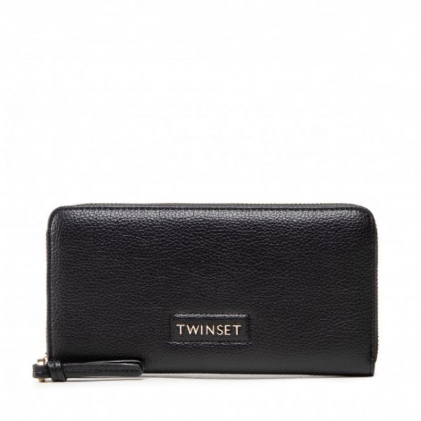 Portafoglio grande da donna TWINSET - 222TD8325 Nero 00006