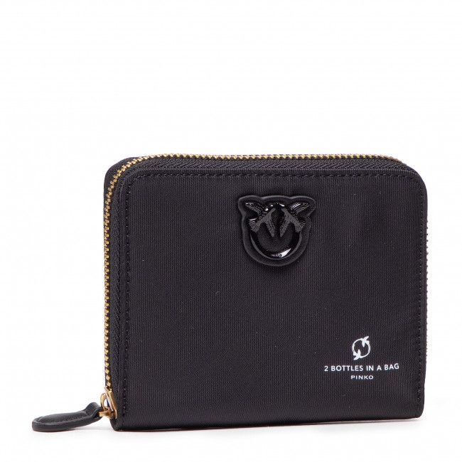 Portafoglio grande da donna Pinko - Taylor Wallet Zip Around M Rec PE 22 PLTT 1P22P9 Y7UX Nero Limou Z99B