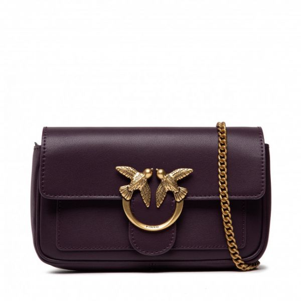 Borsetta PINKO - Love Pocket Simply 1C AI 22-23 PLTT 1P22TP Y5H7 Purple WWAQ Borsetta PINKO - Love Pocket Simply 1C AI 22-23 PLTT 1P22TP Y5H7 Purple WWAQ