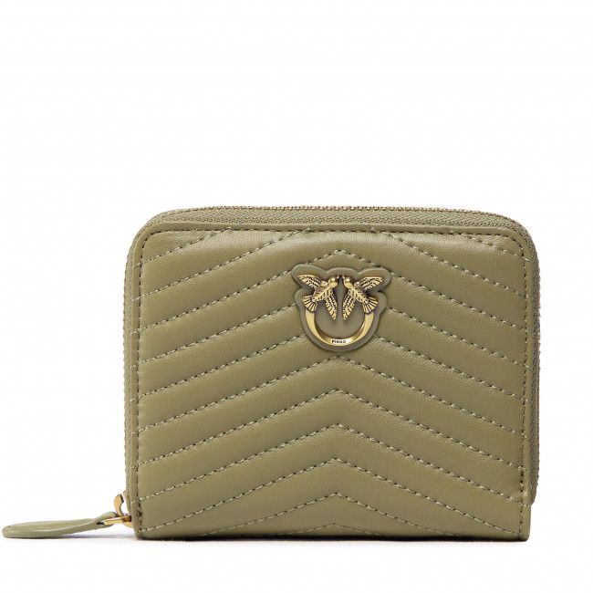 Portafoglio grande da donna Pinko - Taylor Wallet Zip Around M Chev AI 22-23 PLTT 1P22XP A03Z Green U86Q