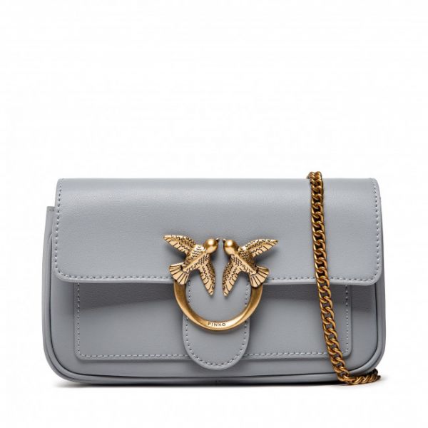 Borsetta Pinko - Love Pocket Simply 1 C AI 22-23 PLTT 1P22TP Y5H2 Grey I47Q Borsetta Pinko - Love Pocket Simply 1 C AI 22-23 PLTT 1P22TP Y5H2 Grey I47Q