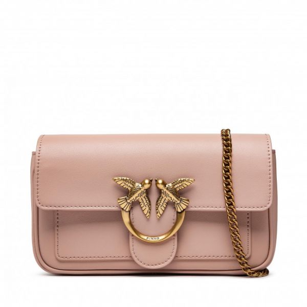 Borsetta PINKO - Love Pocket Simply 1 C AI 22-23 PLTT 1P22TP Y5H2 Cipria O81Q Borsetta PINKO - Love Pocket Simply 1 C AI 22-23 PLTT 1P22TP Y5H2 Cipria O81Q