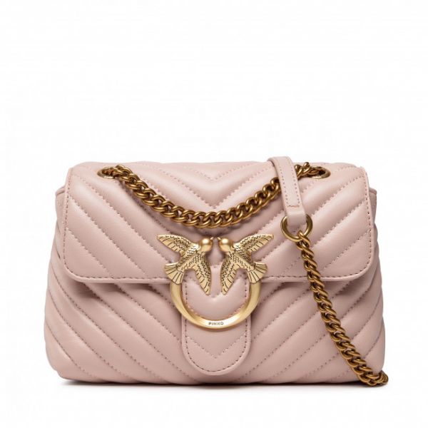 Borsetta Pinko - Love Mini Lady Puff Chevron 1 Cl AI 22-23 PLTT 1P22Z3 A03Z Cipria O81Q Borsetta Pinko - Love Mini Lady Puff Chevron 1 Cl AI 22-23 PLTT 1P22Z3 A03Z Cipria O81Q