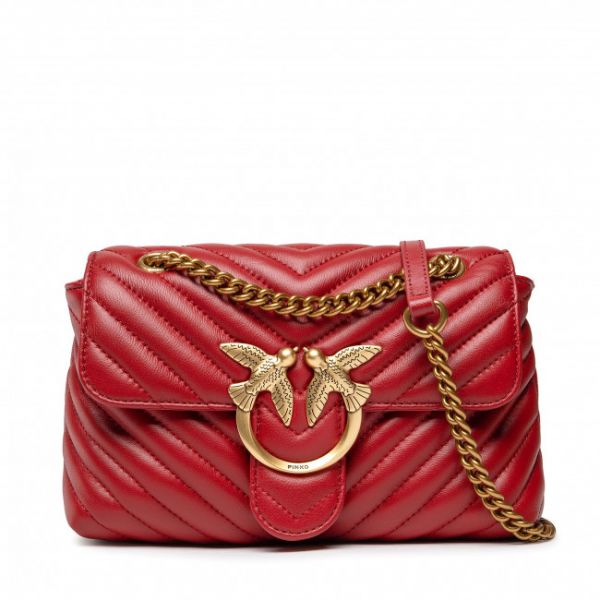Borsetta Pinko - Love Mini Lady Puff Chevron 1 Cl AI 22-23 PLTT 1P22Z3 A03Z Ryby Red R72Q Borsetta Pinko - Love Mini Lady Puff Chevron 1 Cl AI 22-23 PLTT 1P22Z3 A03Z Ryby Red R72Q