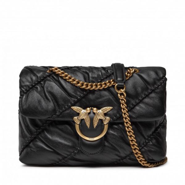 Borsetta PINKO - Love Classic Puff Ruffle 1 Cl AI 22-23 PLTT 1P22RK A03M Black Z99Q Borsetta PINKO - Love Classic Puff Ruffle 1 Cl AI 22-23 PLTT 1P22RK A03M Black Z99Q