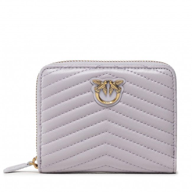 Portafoglio grande da donna PINKO - Taylor Wallet Zip Around M Chev AI 22-23 PLTT 1P22XP A03Z Grey I41Q