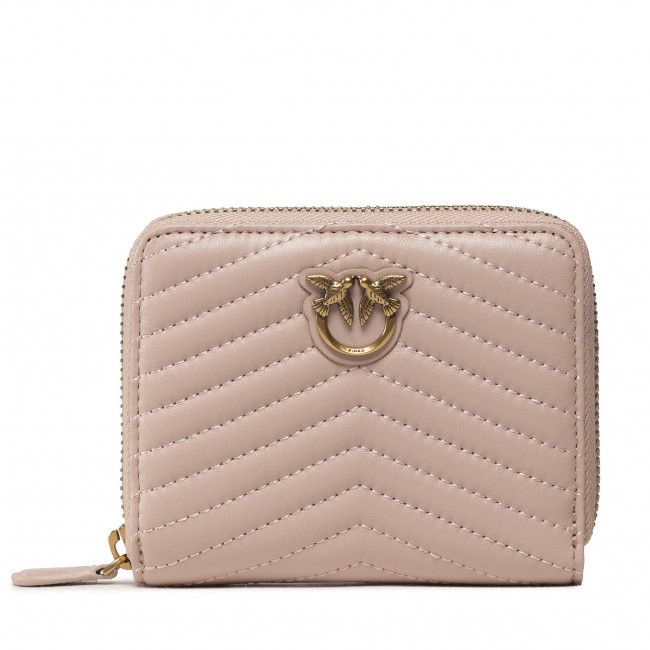 Portafoglio grande da donna Pinko - Taylor Wallet Zip Around M Chev AL 22-23 PLTT 1P22XP A03Z Cipria O81Q