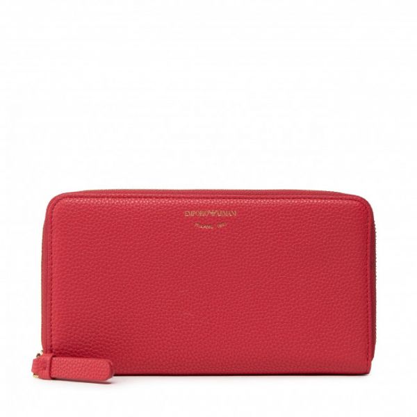 Portafoglio grande da donna EMPORIO ARMANI - Y3H168 YFW9B 80412 Strawberry