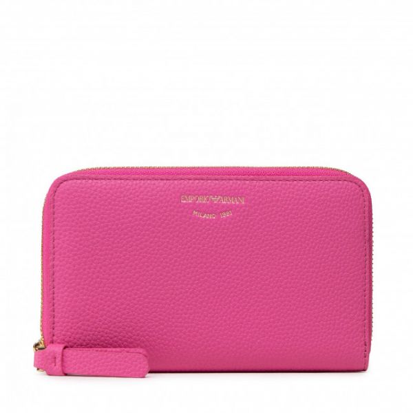 Portafoglio grande da donna Emporio Armani - Y3H246 YFW9B 80105 Fuxia
