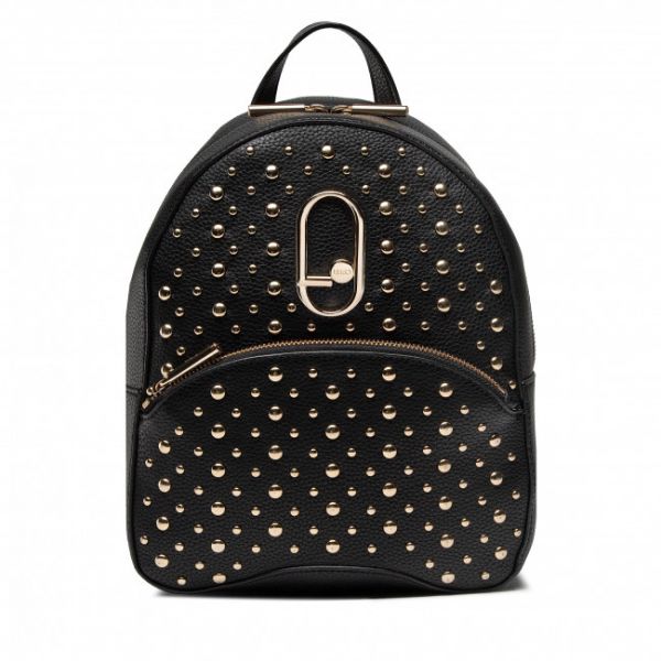 Zaino LIU JO - Ecs M Backpack AF2206 E0033 Black/Studs R9250