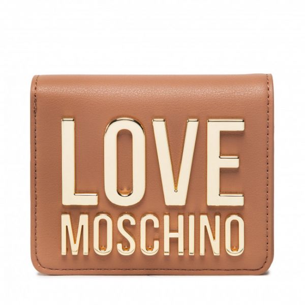 Portafoglio piccolo da donna LOVE MOSCHINO - JC5612PP1FLJ020A Cammello