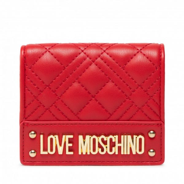 Portafoglio piccolo da donna LOVE MOSCHINO - JC5601PP0FLA0500 Rosso