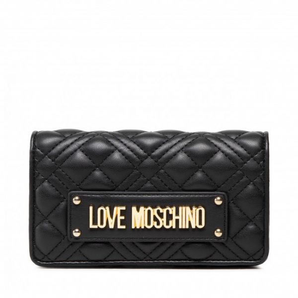 Portafoglio grande da donna LOVE MOSCHINO - JC5603PP0FLA0000 Nero