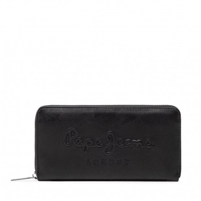 Portafoglio grande da donna Pepe Jeans - Hellen Wallet PL070173 Black 999