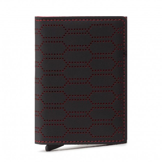 Portafoglio piccolo da uomo SECRID - Slimwallet Fuel Black/Red