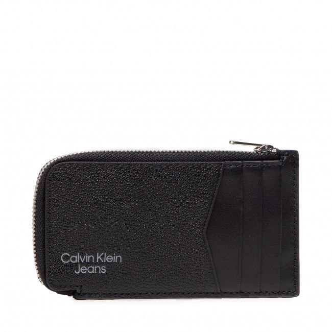Custodie per carte di credito Calvin Klein Jeans - Micro Pebble J Card Pass K50K508904 BDS
