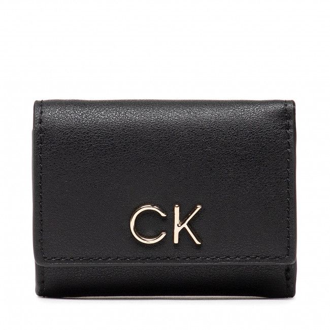Portafoglio piccolo da donna Calvin Klein - Re-Lock Trifold Xxs K60K609141 BAX