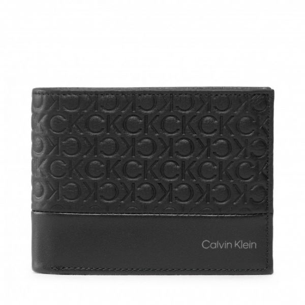 Portafoglio grande da uomo CALVIN KLEIN - Subtle Mono Trifold I0Cc/Coin K50K509621 01I