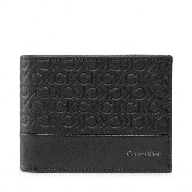 Portafoglio grande da uomo CALVIN KLEIN - Subtle Mono Trifold I0Cc/Coin K50K509621 01I