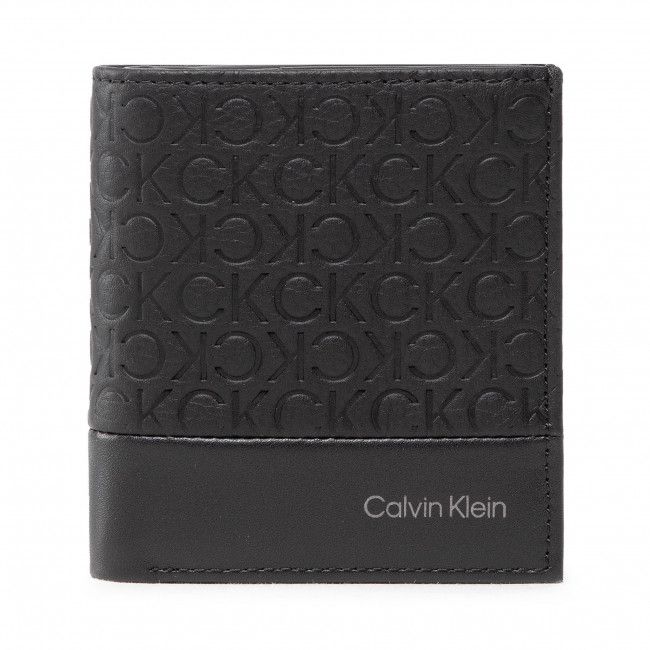 Portafoglio piccolo da uomo Calvin Klein - Subtle Mono Trifold 6Cc W/Coin K50K509765 01I