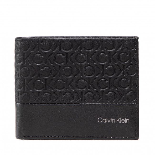 Portafoglio grande da uomo Calvin Klein - Subtle Mono Bifold SCc W/Coin K50K509626 01I