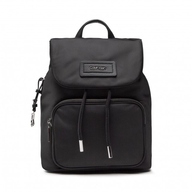 Zaino Calvin Klein - Ck Must Nylon Backpack W/Flap K60K609901 BAX