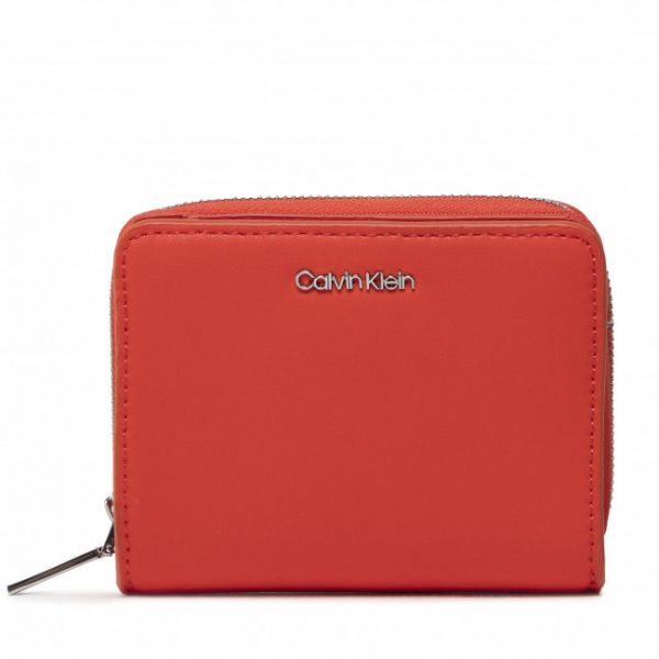 Portafoglio piccolo da donna CALVIN KLEIN - Ck Must Z/A Wallet W/Flap Md K60K607432 SNX