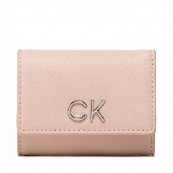 Portafoglio piccolo da donna CALVIN KLEIN - Re-Lock Trifold Xxs K60K609141 TER