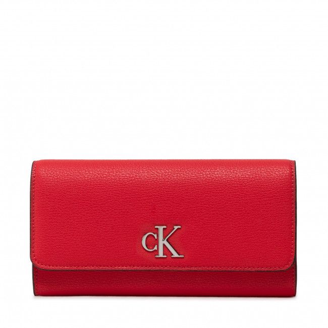 Portafoglio grande da donna Calvin Klein Jeans - Minimal Monogram Longfold K60K610106 XL6