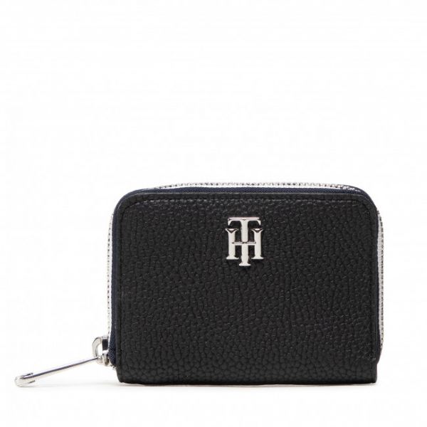 Portafoglio piccolo da donna TOMMY HILFIGER - Th Element Cc Holder AW0AW12075 BDS