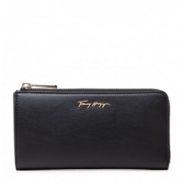 Portafoglio grande da donna Tommy Hilfiger - Tommy Joy Large Za Wallet AW0AW12083 BDS