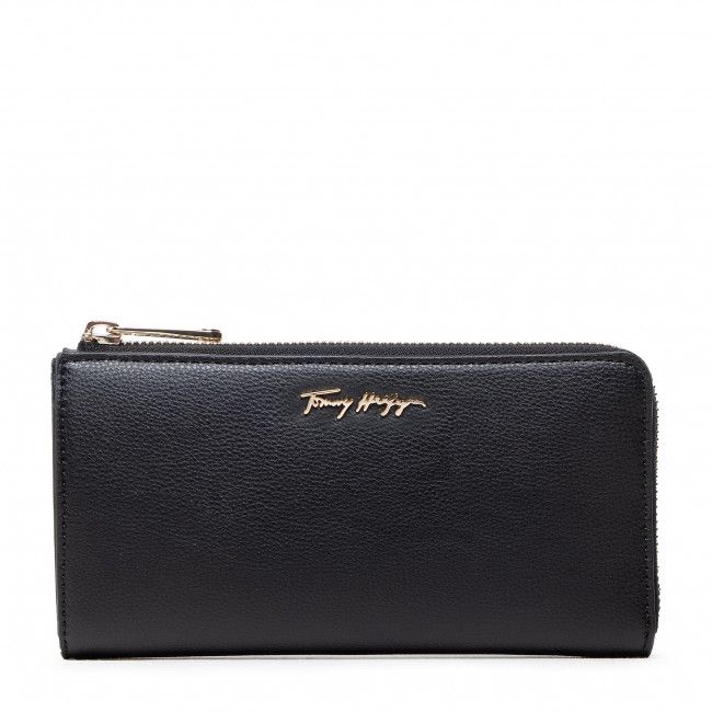 Portafoglio grande da donna Tommy Hilfiger - Tommy Joy Large Za Wallet AW0AW12083 BDS