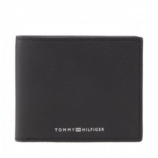 Portafoglio grande da uomo Tommy Hilfiger - Business Leather Cc And Coin AM0AM10243 BDS