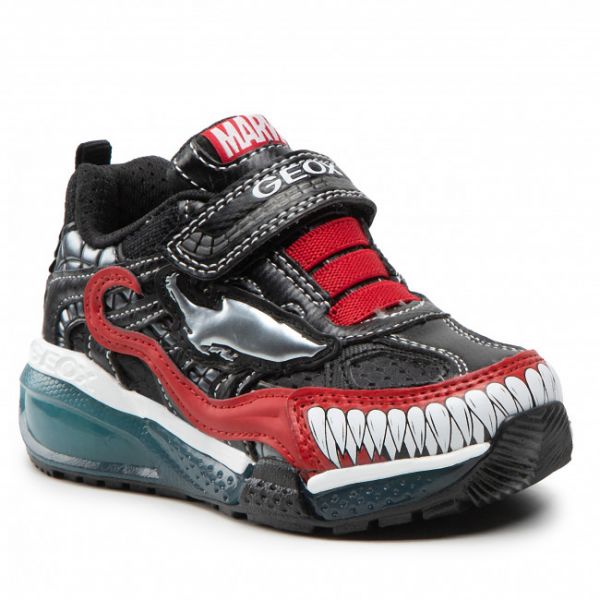 Sneakers Geox - J Bayonyc B. C J26FEC 011CE C0048 M Black/Red Sneakers Geox - J Bayonyc B. C J26FEC 011CE C0048 M Black/Red