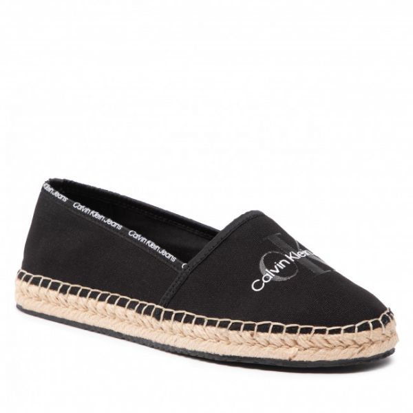 Espadrillas CALVIN KLEIN JEANS - Espadrille Monogram YW0YW00660 Black BDS