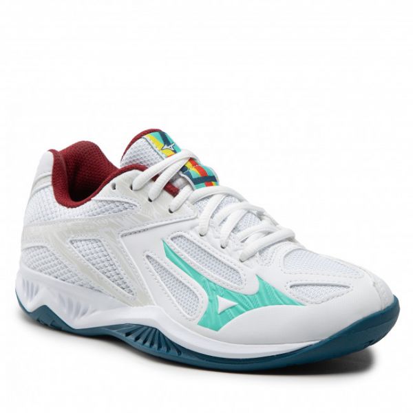Scarpe MIZUNO - Lightning Star Z6 Jr. V1GD2103 Wht/Turquoise/Mblue Scarpe MIZUNO - Lightning Star Z6 Jr. V1GD2103 Wht/Turquoise/Mblue