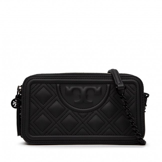 Borsetta TORY BURCH - Fleming Matte Double-Zip Mini Bag 90492 Black 001