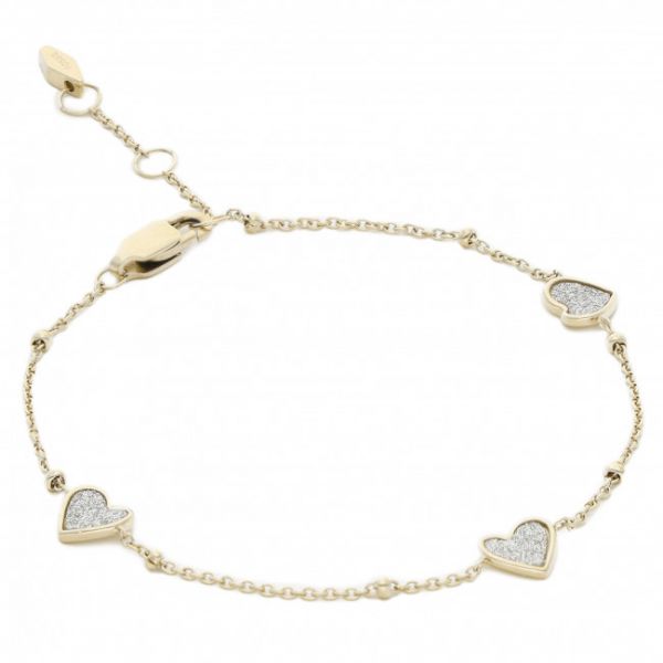 Bracciale Fossil - Paper Glitz JF03940710 Gold