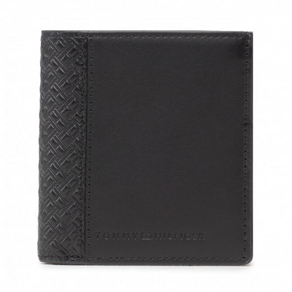 Portafoglio grande da uomo Tommy Hilfiger - Central Trifold AM0AM09280 BDS