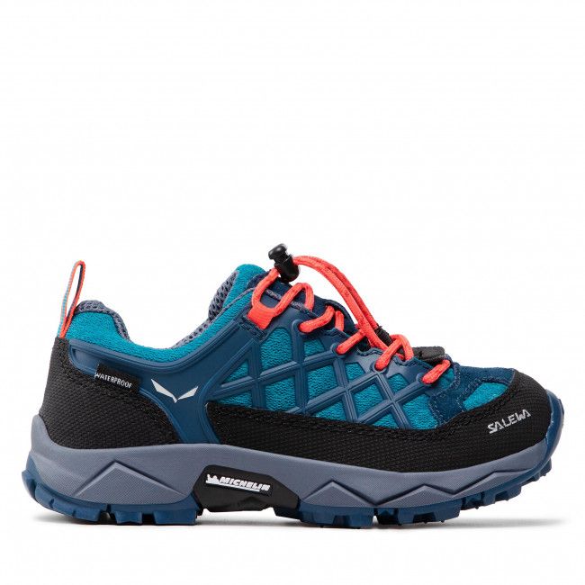 Scarpe da trekking SALEWA - Jr Wildfire Wp 64009-8641 Caneel Bay/Fluo Coral