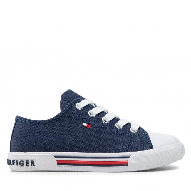 Scarpe da ginnastica Tommy Hilfiger - Low Cut Lace-Up Sneaker T3X4-30692-0890 M Blue 800