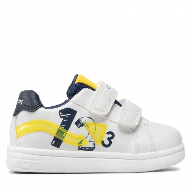 Sneakers Geox - B Djrock B. B B252CB 000BC C0552 M White/Fluo Yellow