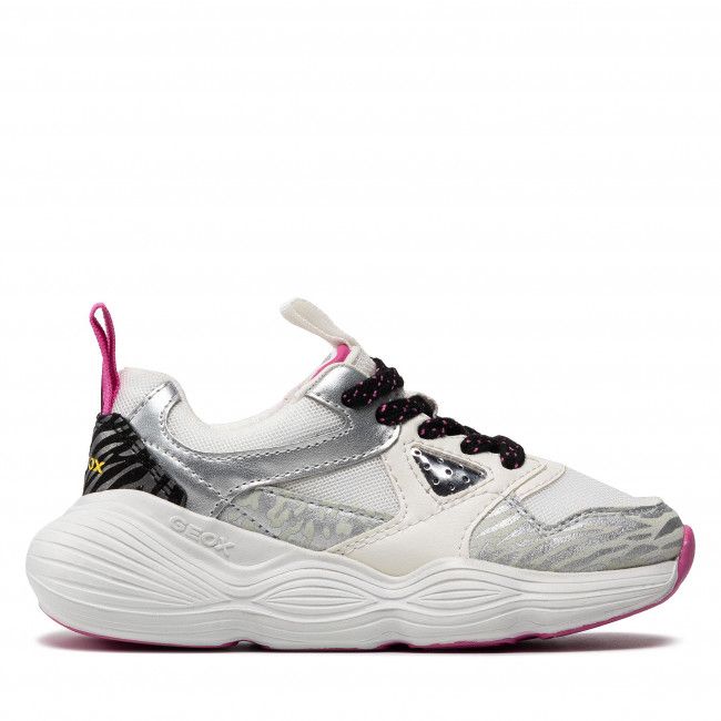 Sneakers Geox - J Bubblex G. B J04CNB 01454 C0406 M White/Pink